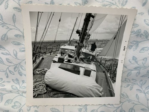 Man sail boat ocean - man,
