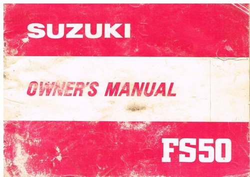 Suzuki fs50 moped original - fs50,