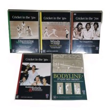 Cricket in the 50s,60s,70s,80s & Bodyline, R4, DVD Bundle, Excellent Cond