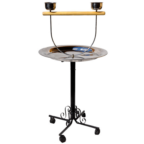 Parrot bird metal playstand - bird,