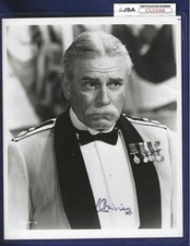 Laurence Olivier Autographed 8x10 Photo Hollywood Movie Actor JSA COA