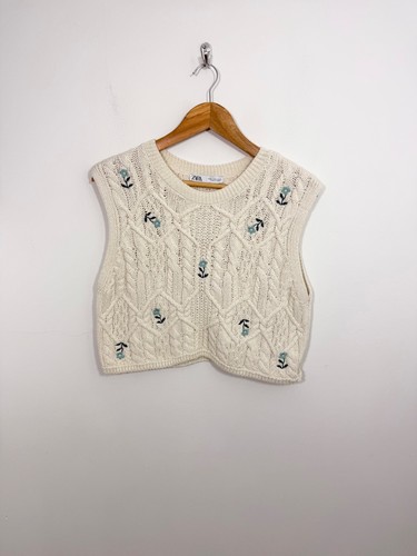 Zara knitted floral - zara,