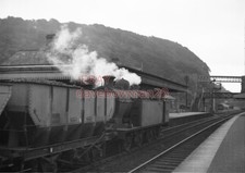 PHOTO  GWR LOCO  EX TAFF VALE 41 AT TAFFS WELL RAILWAY STATION ON 27TH AUG 1953