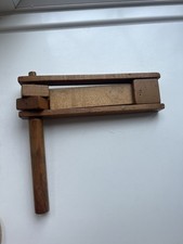 Vintage Wood Football Rattle