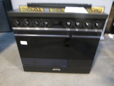 Smeg Range Cooker Matt Black C92IPN2 90Cm Electric Induction Graded (CH-2996)