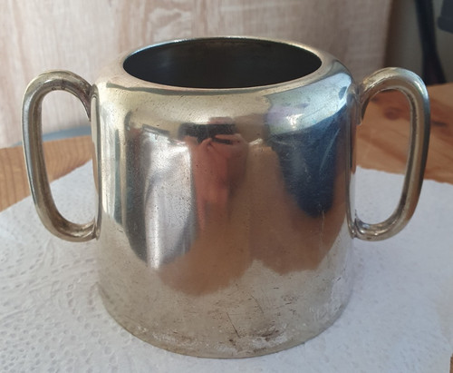 Vintage silver plated sugar - plated,