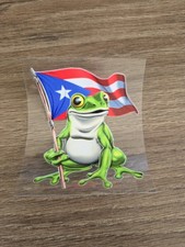 Coqui Holding Flag | Puerto