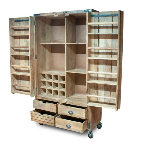 Cabinet display large wood - cabinet,