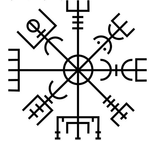 Large viking compass - large,