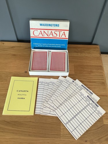 Vintage canasta card - canasta,