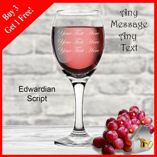 Personalised engraved wine - personalised,