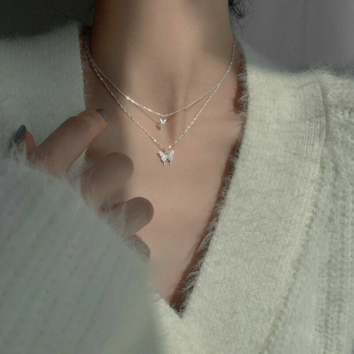 925 silver plated double - silver,