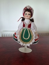HUNGARIAN PORCELAIN DOLL IN TRADITIONAL COSTUME