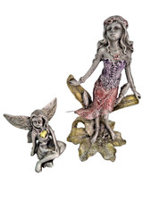 Pewter Fairy Figures flower