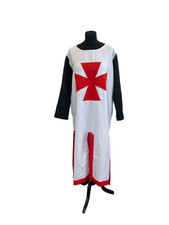 Medieval Warrior Knight Templar Crusader Tunic Size M Costume Outfit LARP