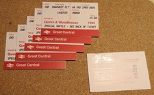 Great Central Railway Swapmeet 40th anniversary APTIS style raffle ticket