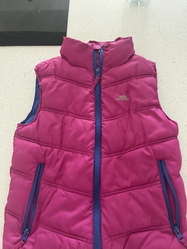 Girls trespass gilet pink age - girls,