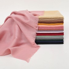 Scarf cotton plain shawl large - plain,
