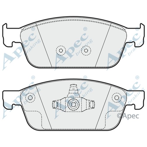 Brake pads set for ford - pads,