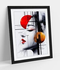 BEAUTIFUL ASIAN WOMAN ASTRACT