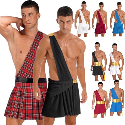 Men toga cosplay costume - men's,