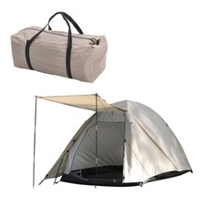 4 Man Camping Tent Sun Canopy Family Outdoor Hiking Beach Party Shelter w/ Porch
