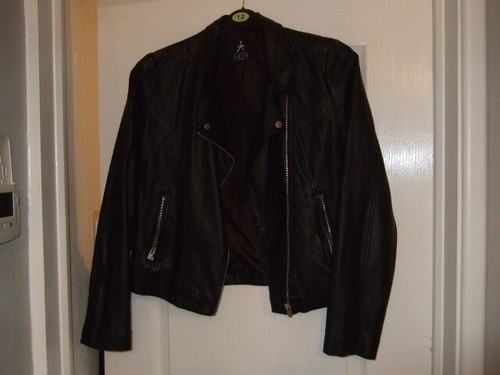Ladies leather jacket size - jacket,
