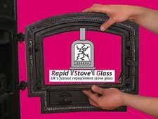 HERGOM FRANKLIN 82 REPLACEMENT STOVE GLASS HIGH TEMP