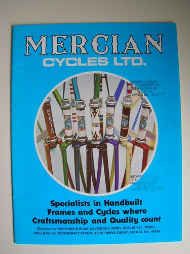 Mercian hand built bike frame - mercian,