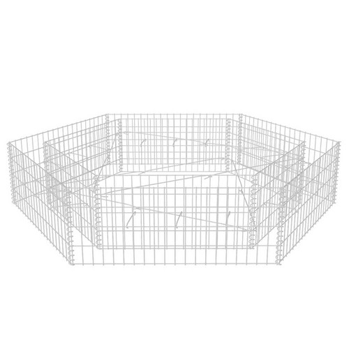 Hexagonal gabion planter - hexagonal,