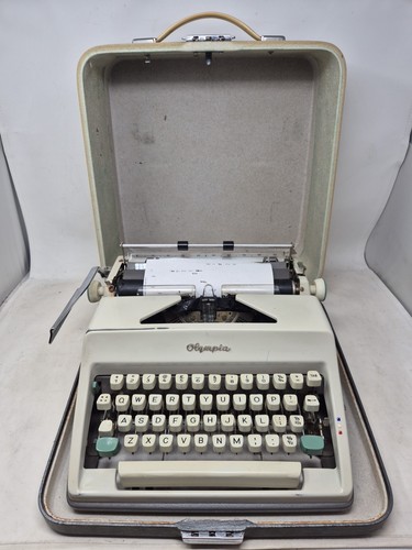 Olympia sm8 typewriter with - sm8,