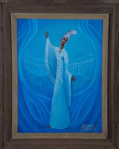 Haitian painting pierre - by,