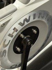 Schwinn Carbon Blue Spin Bike with Computer Mount