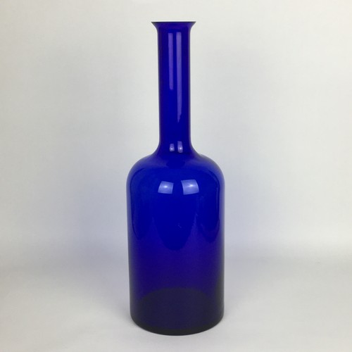 Vintage cobalt blue bottle - vintage,