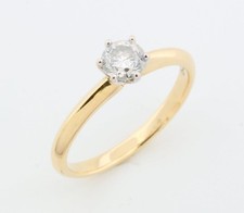 Solid 18ct Yellow Gold 0.50ct