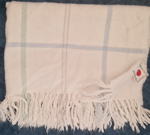 Adams vintage pram blanket - adams,