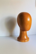Solid Wooden Millinery Head Block Size 56 Handmade Hat Making Model Form Russia