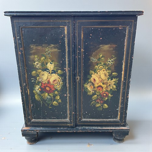 Victorian black ebonised pine - black,