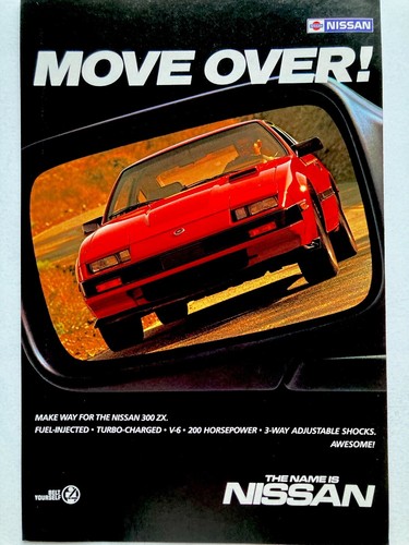 1985 nissan 300 print ad - nissan,