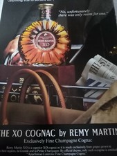 G9f Ephemera 1987 advert xo cognac by remy Martin 