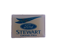 VTG 1990s STEWART FORD GRAND PRIX FORMULA 1 / F1 TEAM PIN BADGE