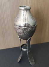 Antique Silver Mate Creole Silverware Three Legs Embossed