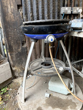 Cadac Carri Chef 50 BBQ 2 Gas Outdoor Cooker Blue with pans Collection Only