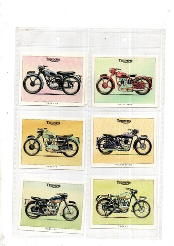 Triumph motor cycles set - motor, of