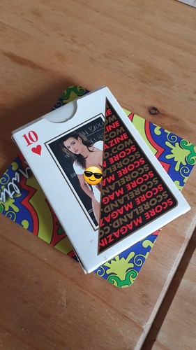 Score magazine playing cards - score,