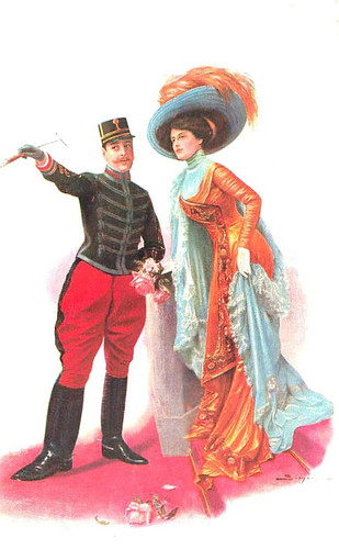 Edwardian officer directing - edwardian,