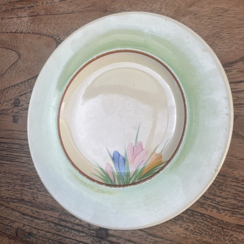 Clarice cliff tea - tea, plate