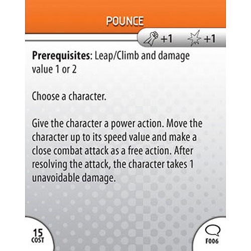 Heroclix origin pounce - heroclix,