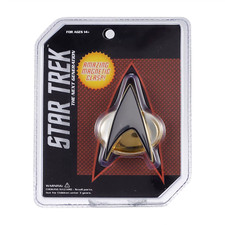 Star Trek Next Generation Costume Magnetic Communicator Badge Pin- Metal Figure 