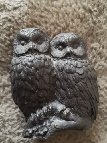 Heredities bronze resin - bronze, owl